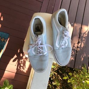 Baby blue Vans